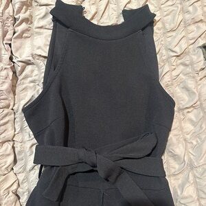 Elegant Black Sleeveless Jumpsuit